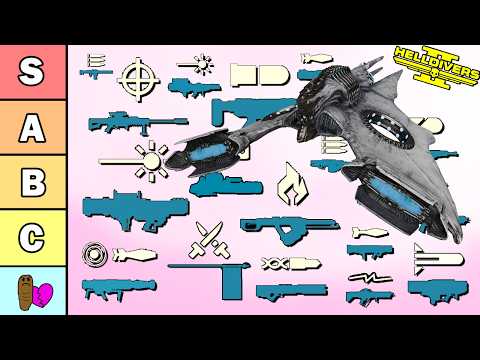 Re-Ranking the BEST and WORST Support Weapon Stratagems vs the Illuminate in Helldivers 2