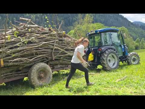 Village Life: Autumn Chores, Firewood, and Family in the Countryside 🌲🚜🔥