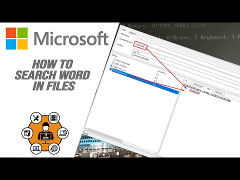 How to Search Word in Files Windows 10
