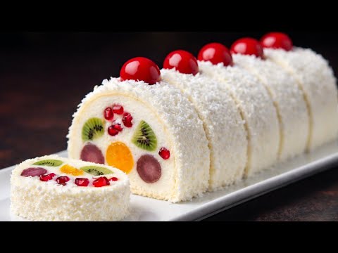 ❗Only milk and condensed milk! Christmas dessert in 10 minutes without an oven, flour or gelatin!