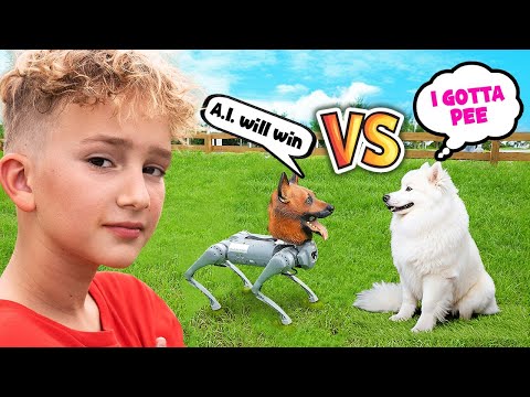 REAL Dog vs ROBO Dog!!!