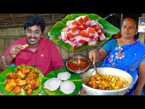 Famous ERODE Style PORK CURRY Recipe | ஈரோடு பன்றிகறி வறுவல் | PORK Masala Gravy Recipe - Meipix