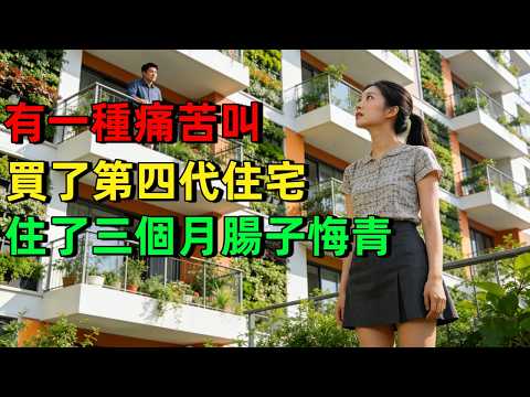 曾经被吹捧上天，现如今沦为笑话！有一种痛苦叫买了“第四代住宅”，效果美的像天堂，住了三个月肠子都悔青了！不好住，卖不掉，实至名归的不动产