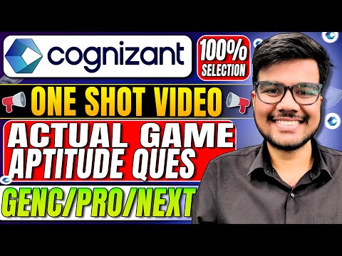 Cognizant Game Based Aptitude: Real Questions & Tricks!
