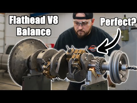 How Do We Balance A Flathead Ford V8 In UNDER 15 Minutes?