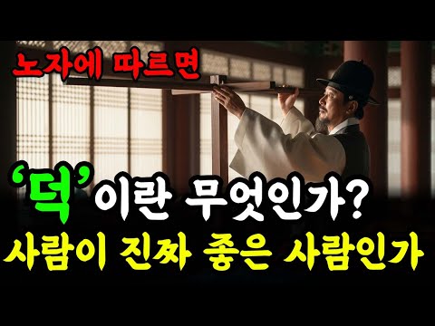 노자 「도덕경」: 덕이란 무엇인가? 노자의 ‘덕’으로 본 좋은 사람의 기준 | 인생 철학 | 고인의 가르침