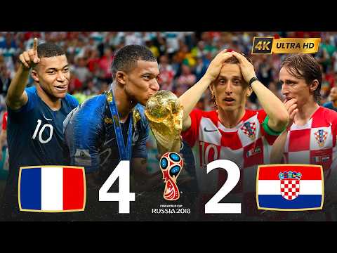 MBAPPÉ BREAKS CROATIA’S DREAM AND POWERS FRANCE TO WORLD CUP GLORY (2018 FINAL 4K)