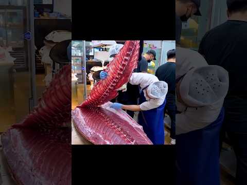 초대형 참치해체쇼 | Amazing Tuna Carving Show #shorts
