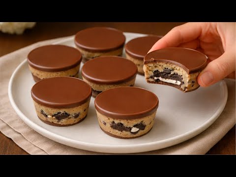 Super Easy No-Bake Dessert With Chocolate in 10 Minutes! No Oven, No Eggs