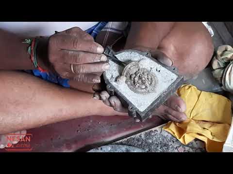 Brass Ganesh Sand Casting by professional metal caster | Ancient method