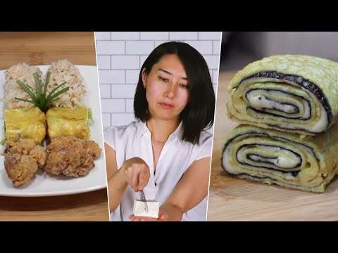 I TESTED Rie's Favorite Japanese Recipes- Tamagoyaki Omlette, Onigiri Bento, Miso Soup