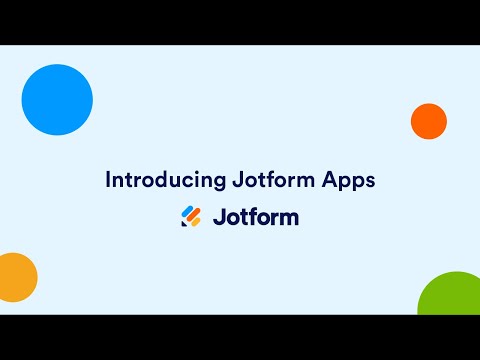 Webinar: Introducing Jotform Apps