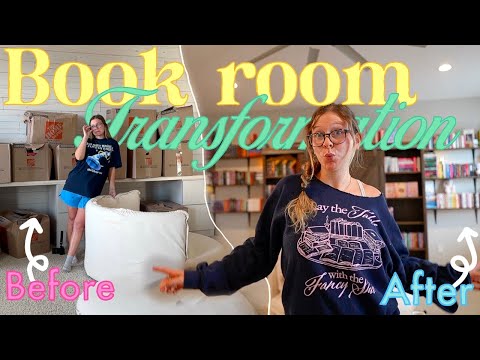 Book room transformation + tour ! 📦📖🎉