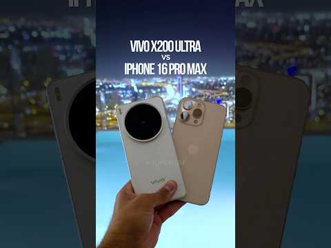 Vivo X200 Ultra vs iPhone 16 Pro Max (Low Light Video)