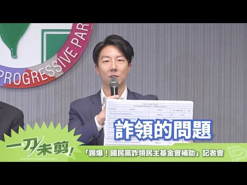 【一刀未剪】踢爆！國民黨詐領民主基金會補助