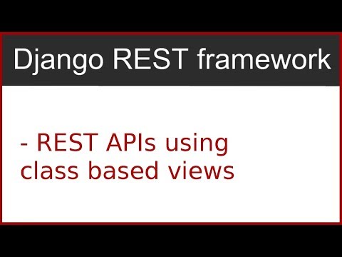 5 | REST APIs using Class based views | By Hardik Patel