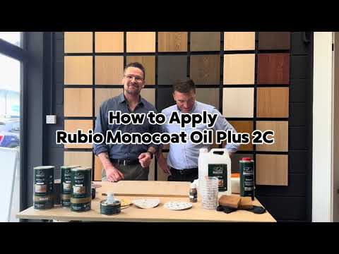 Applying Rubio Monocoat Oil Plus 2C For Beginners. How to finish your veneered MDF