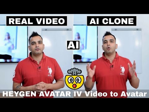 NEW HeyGen Avatar IV Video to Avatar = INSANELY REALISTIC AI Clone
