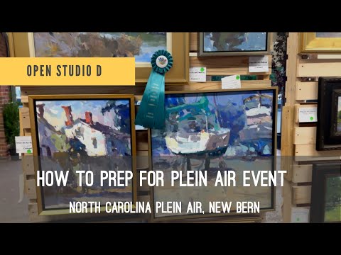 How to Prep for Plein Air Event on Location. Learn Oil Painting with Vlad Duchev.
