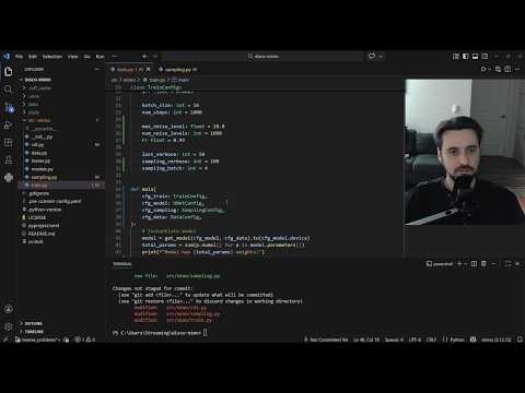 Implementing unconditional sampling from diffusion models - DiSco MIMO Episode 12