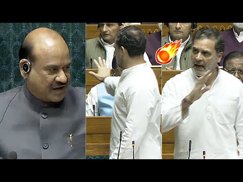 Rahul Gandhi Gets Serious On Speaker Om Birla In Lok Sabha | Congress Vs BJP | News Buzz
