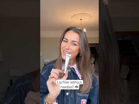 Does this @rocskincare gloss offer lip filler benefits without needles? #lips #lipfiller #lipflip