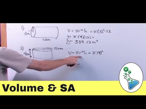 Find the Volume and Surface Area of Cylinders, Cones, and Spheres