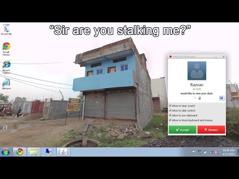 Changing Scammers Desktops to Photos of Their Current Location