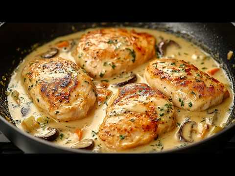 The most tender chicken in creamy sauce is a delight in every spoonful! Very tasty!