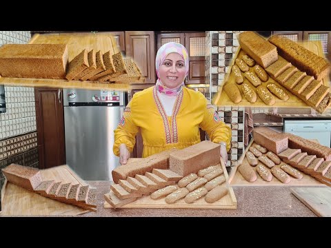 Who said that healthy bread is not delicious? This is incredibly delicious. 🥰👍 #Whole_wheat_flour...