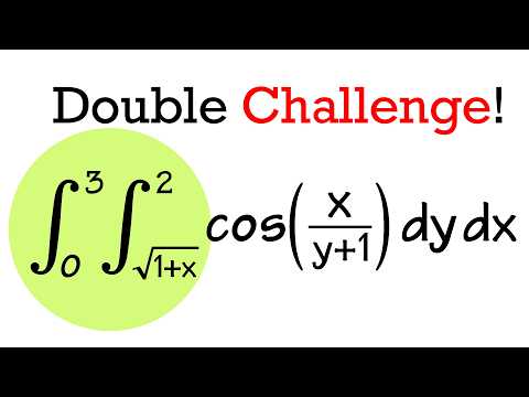 A Hard Calculus 3 Double Integral! (how to change the order and solve it!) #CalculusTricks