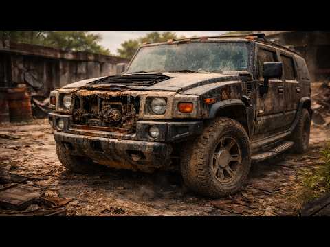 Abandoned Hummer H2 FULL RESTORATION | Complete Repair, Rebuild & Insane Transformation (ASMR)