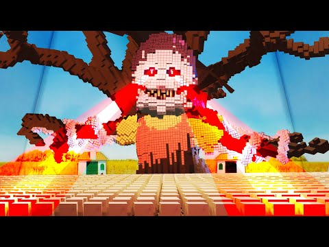 CURSED Squid Games VS Villagers In Minecraft!