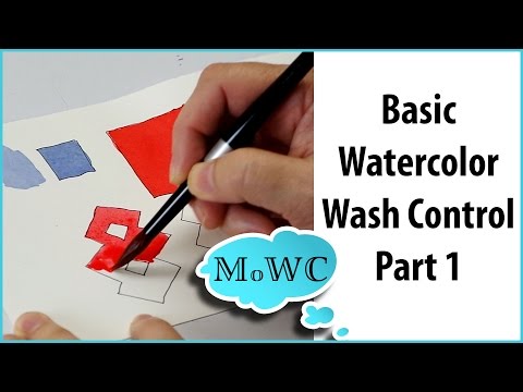 Basic Watercolor Techniques 1 – Flat Washes