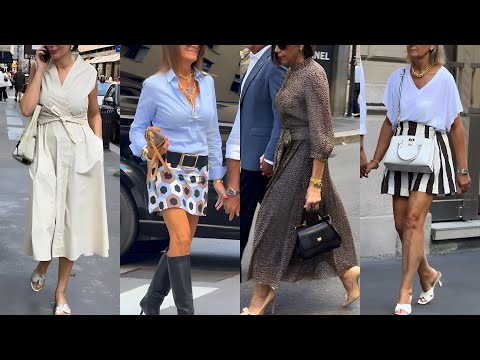 ✨Stylish Outfit Ideas for Women 🇮🇹 Milan Summer Street Style 2025 ✨