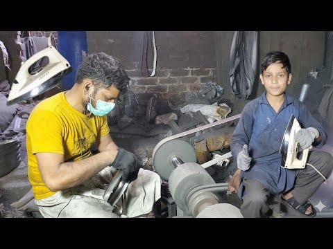 Inside an Iron Factory: How Clothes Iron Soleplates Are Made Factory Mass Production