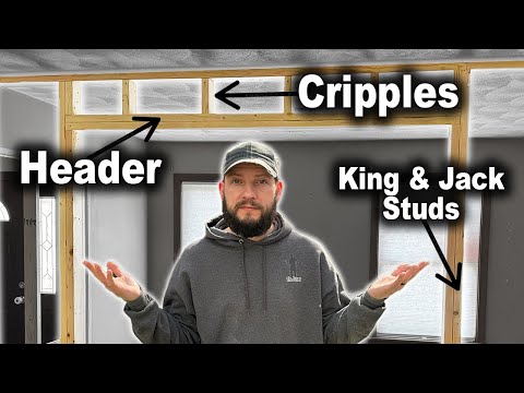 How to Frame Pocket Door Rough Opening | Building a Wall with Doorway (Non Load-Bearing)