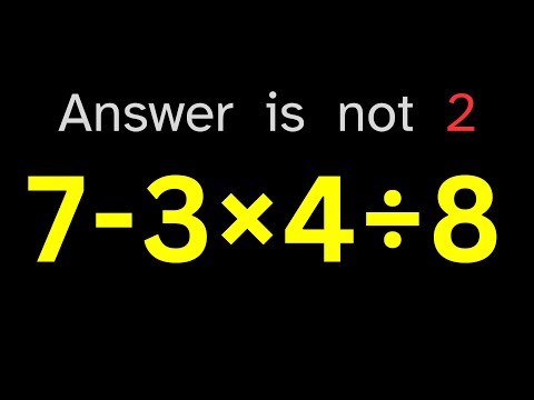 The 4th Grade Math Problem That Nobody Can Solve!