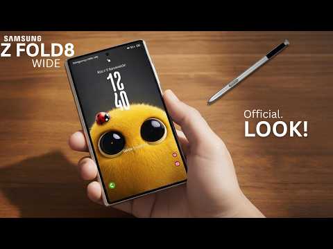 Samsung Galaxy Z Fold 8 Wide – First Official Look & Major Design Shift!