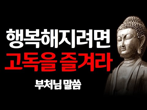 행복은 얼마나 홀로 잘 견딜 수 있는가에 달려있다 I 석가모니 명언 I 부처님 말씀 I 인생 조언 I 나이가 들수록 명심해야하는 말 I 격언 I 오디오북 I 철학  #불교