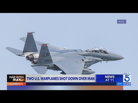 2 U.S. warplanes shot down over Iran, crew member missing