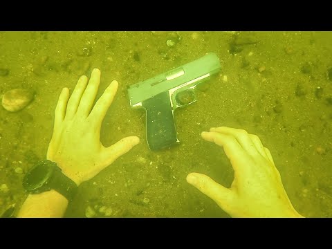 Uncovering the Unexpected: YouTubers Find a Gun Underwater - A Crucial Piece of Criminal Evidence!
