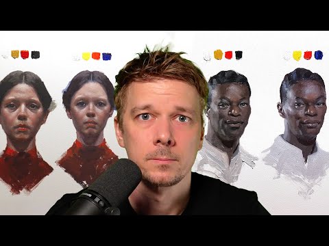 Painting the Same Portraits Using Different Palettes