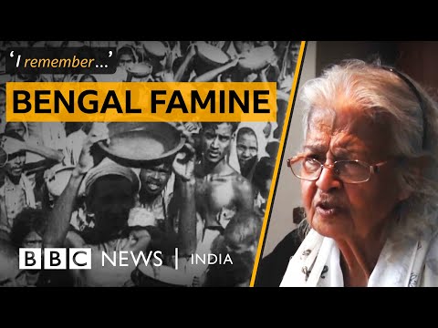 'I saw children like us lying dead on the streets' | I remember the Bengal Famine | BBC News India