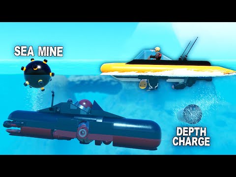 SEAMINE SUBS vs DEPTH CHARGE BOATS! Who Is Deadlier?