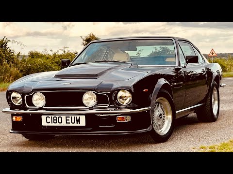 Classic Aston Martin V8 Vantage with 7.0litre conversion review. Britain's best supercar of the 80s