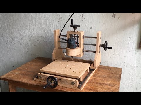 Homemade sliding milling machine on X, Y (y1 + y2), Z axis