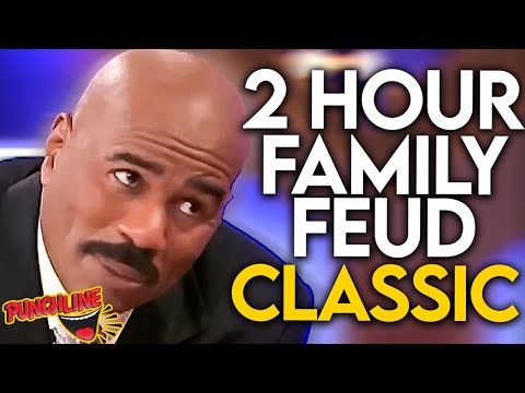 2 Hours Of Family Feud Funny Answers & Reactions With Steve Harvey