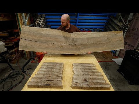 Breaking Down Slabs Into Butcher Blocks