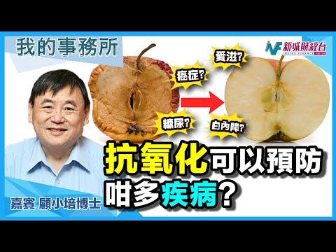 【我的事務所】抗氧化有咩用？原來可以防止癌症、脂肪肝、白內障、大腸瘜肉？｜顧小培 劉婉芬